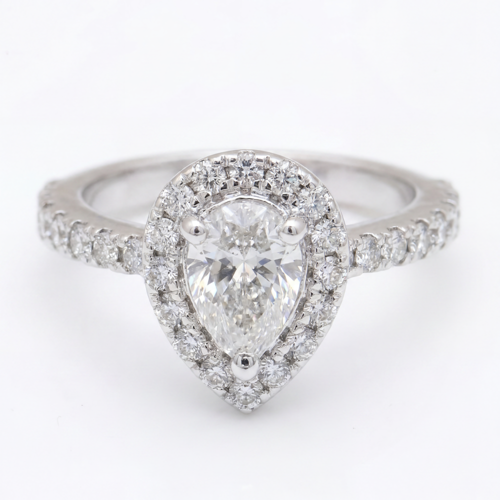 Royal Pear Diamond Ring