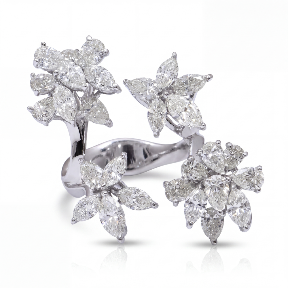 Blooming Symphony Diamond Ring