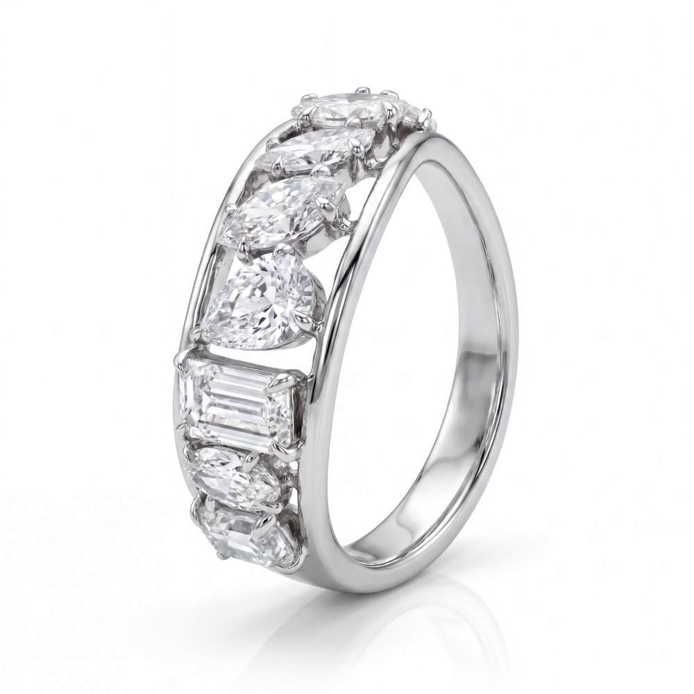 Lumière Symphony Diamond Ring