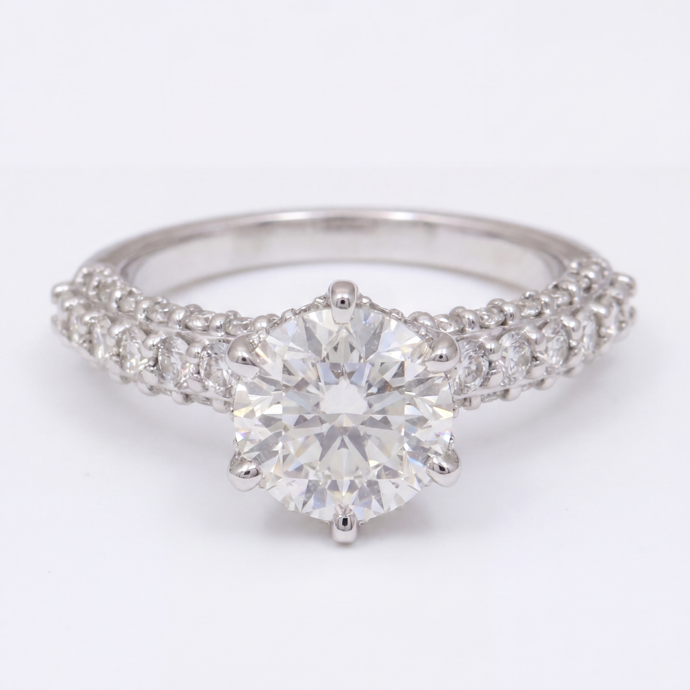 Majestic Solitaire Diamond Ring
